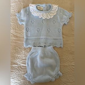 Adorable Spanish newborn outfit
